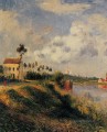 El camino desde Halage Pontoise 1879 Camille Pissarro